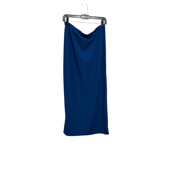 H&M Blue Midi Skirt - Picture 1 of 3